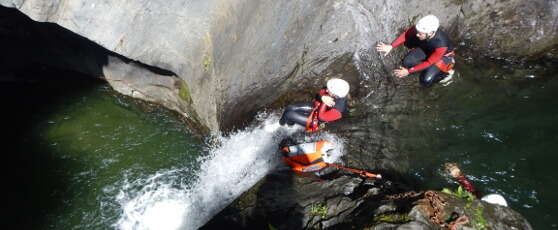 Canyoning with Outdoor Refugio in the gorges of Tyrol